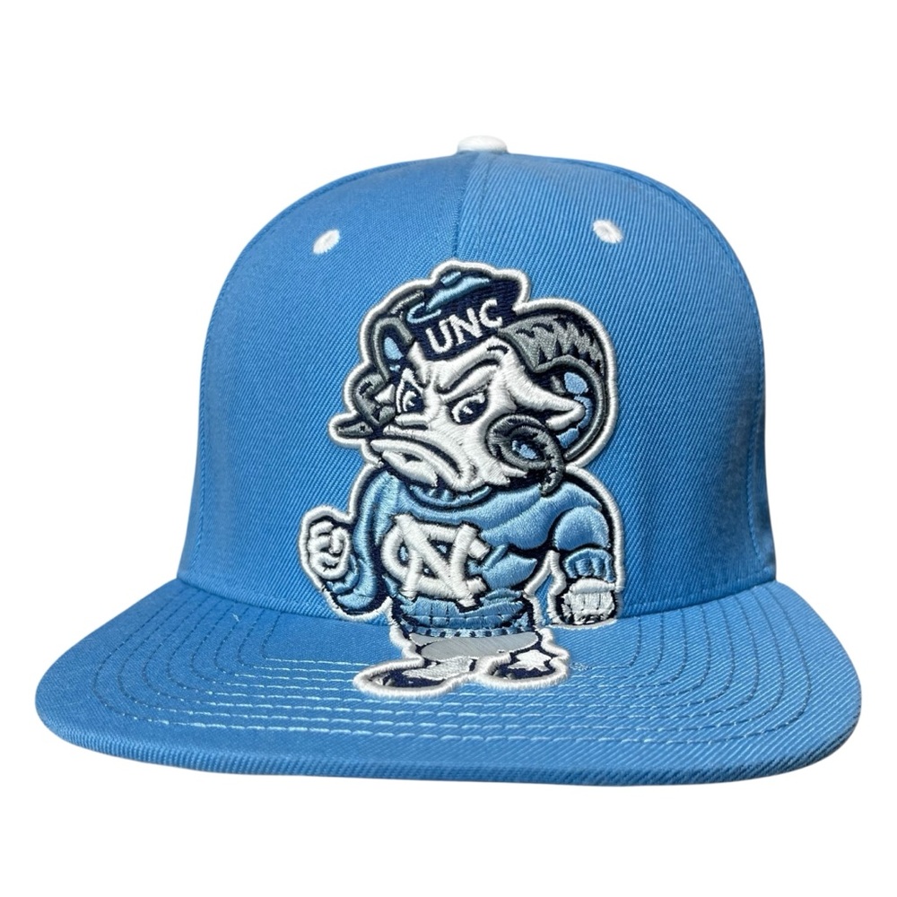 Vintage Zephyr‎ UNC Tar Heels Snapback Hat Rameses Logo North Carolina
